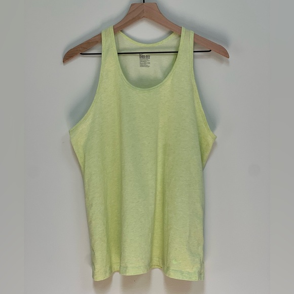 Nike Dri-FIT Neon Green Tank Top | XL - Picture 1 of 3